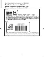 Preview for 3 page of NEC NP05LM1 Important Information Manual