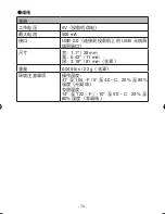 Preview for 70 page of NEC NP05LM1 Important Information Manual