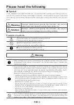Предварительный просмотр 3 страницы NEC NP05WK Installation And Adjustment Manual