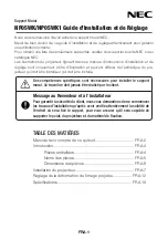 Preview for 38 page of NEC NP05WK Installation And Adjustment Manual