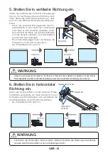 Предварительный просмотр 34 страницы NEC NP05WK1 Installation And Adjustment Manual