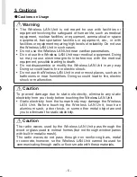 Preview for 5 page of NEC NP06LM Important Information Manual