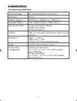 Preview for 7 page of NEC NP06LM Important Information Manual