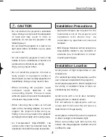 Preview for 3 page of NEC NP09CM Installation And Adjustment Manual