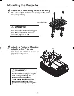 Preview for 8 page of NEC NP09CM Installation And Adjustment Manual