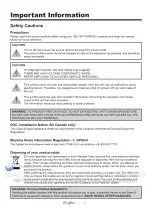 Preview for 4 page of NEC NP100 - SVGA DLP Projector User Manual