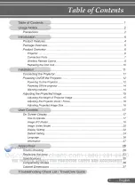 Preview for 8 page of NEC NP100 - SVGA DLP Projector User Manual