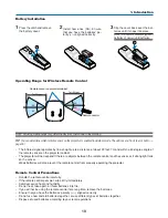 Preview for 20 page of NEC NP1000 User Manual