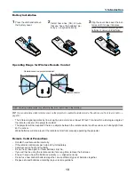 Предварительный просмотр 20 страницы NEC NP1000 User Manual