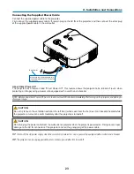 Предварительный просмотр 33 страницы NEC NP1000 User Manual