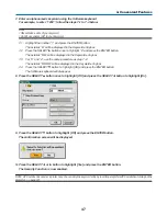 Предварительный просмотр 57 страницы NEC NP1000 User Manual