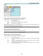 Preview for 88 page of NEC NP1000 User Manual
