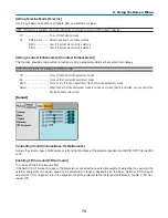 Preview for 89 page of NEC NP1000 User Manual