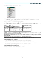 Предварительный просмотр 91 страницы NEC NP1000 User Manual