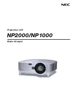 Preview for 289 page of NEC NP1000 User Manual