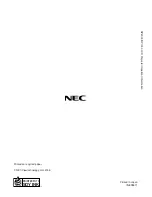 Preview for 944 page of NEC NP1000 User Manual