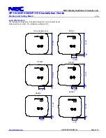 Предварительный просмотр 6 страницы NEC NP1150 Series Installation Manual