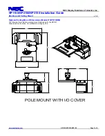 Предварительный просмотр 7 страницы NEC NP1150 Series Installation Manual