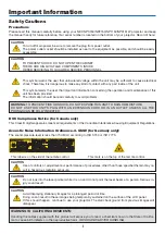 Предварительный просмотр 3 страницы NEC NP1150 Series User Manual