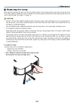 Предварительный просмотр 141 страницы NEC NP1150 Series User Manual