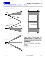 Предварительный просмотр 4 страницы NEC NP1250 Series Installation Manual