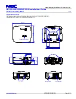 Предварительный просмотр 5 страницы NEC NP1250 Series Installation Manual