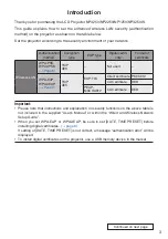 Preview for 3 page of NEC NP1250 Series Network Setup Manual