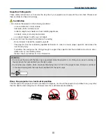 Предварительный просмотр 5 страницы NEC NP1250 Series User Manual