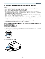 Предварительный просмотр 174 страницы NEC NP1250 Series User Manual