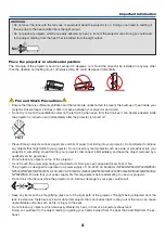 Preview for 5 page of NEC NP300 Series User Manual