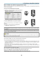 Предварительный просмотр 38 страницы NEC NP305 User Manual