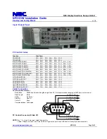 Preview for 9 page of NEC NP3151W WXGA Installation Manual