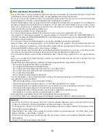 Предварительный просмотр 5 страницы NEC NP40 User Manual