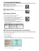Preview for 36 page of NEC NP40 User Manual