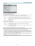 Preview for 72 page of NEC NP400 Series User Manual