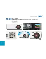 NEC NP4000 Technical Manual preview