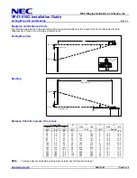 Предварительный просмотр 2 страницы NEC NP41 - TECHNISCHE DATEN Installation Manual