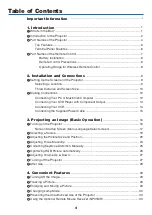 Preview for 8 page of NEC NP41 - TECHNISCHE DATEN User Manual