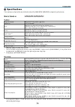 Preview for 88 page of NEC NP41 - TECHNISCHE DATEN User Manual