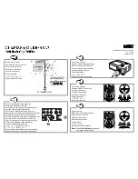 Предварительный просмотр 1 страницы NEC NP4100W - WXGA DLP Projector Quick Setup Manual