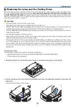 Предварительный просмотр 81 страницы NEC NP41G User Manual