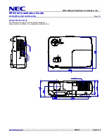 Предварительный просмотр 3 страницы NEC NP43 Series Installation Manual