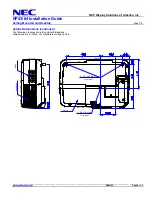 Предварительный просмотр 4 страницы NEC NP43 Series Installation Manual