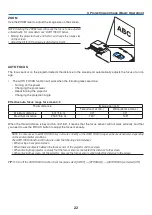 Предварительный просмотр 31 страницы NEC NP43 Series User Manual