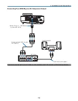 Предварительный просмотр 21 страницы NEC NP60 - CEILING PLATE User Manual