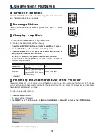 Предварительный просмотр 36 страницы NEC NP60 - CEILING PLATE User Manual