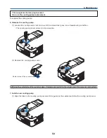 Предварительный просмотр 58 страницы NEC NP60 - CEILING PLATE User Manual