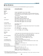 Предварительный просмотр 63 страницы NEC NP60 - CEILING PLATE User Manual