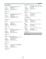 Предварительный просмотр 72 страницы NEC NP60 - CEILING PLATE User Manual