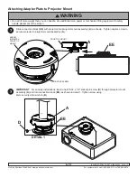 Предварительный просмотр 9 страницы NEC NP600CM Installation And Assembly Manual